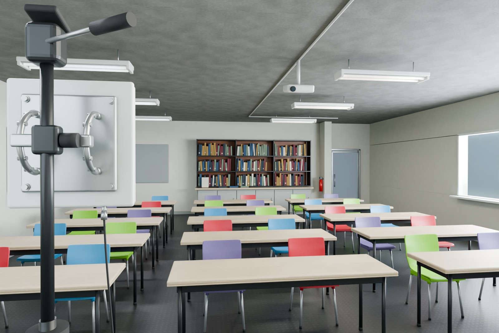 Preview of the classroom and antenna